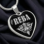 Reba v02 - Heart Pendant Luxury Necklace