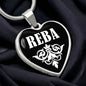 Reba v03 - Heart Pendant Luxury Necklace