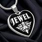 Jewel v03 - Heart Pendant Luxury Necklace
