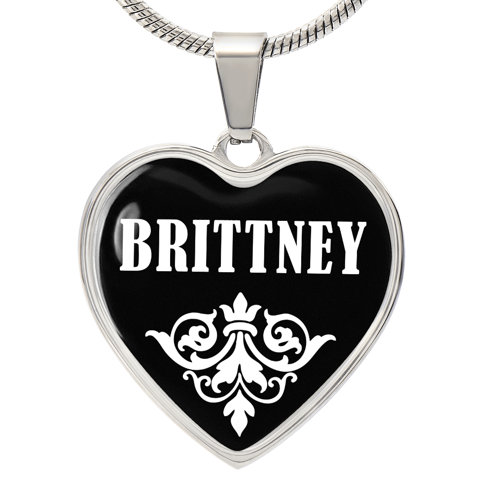 Brittney v03 - Heart Pendant Luxury Necklace