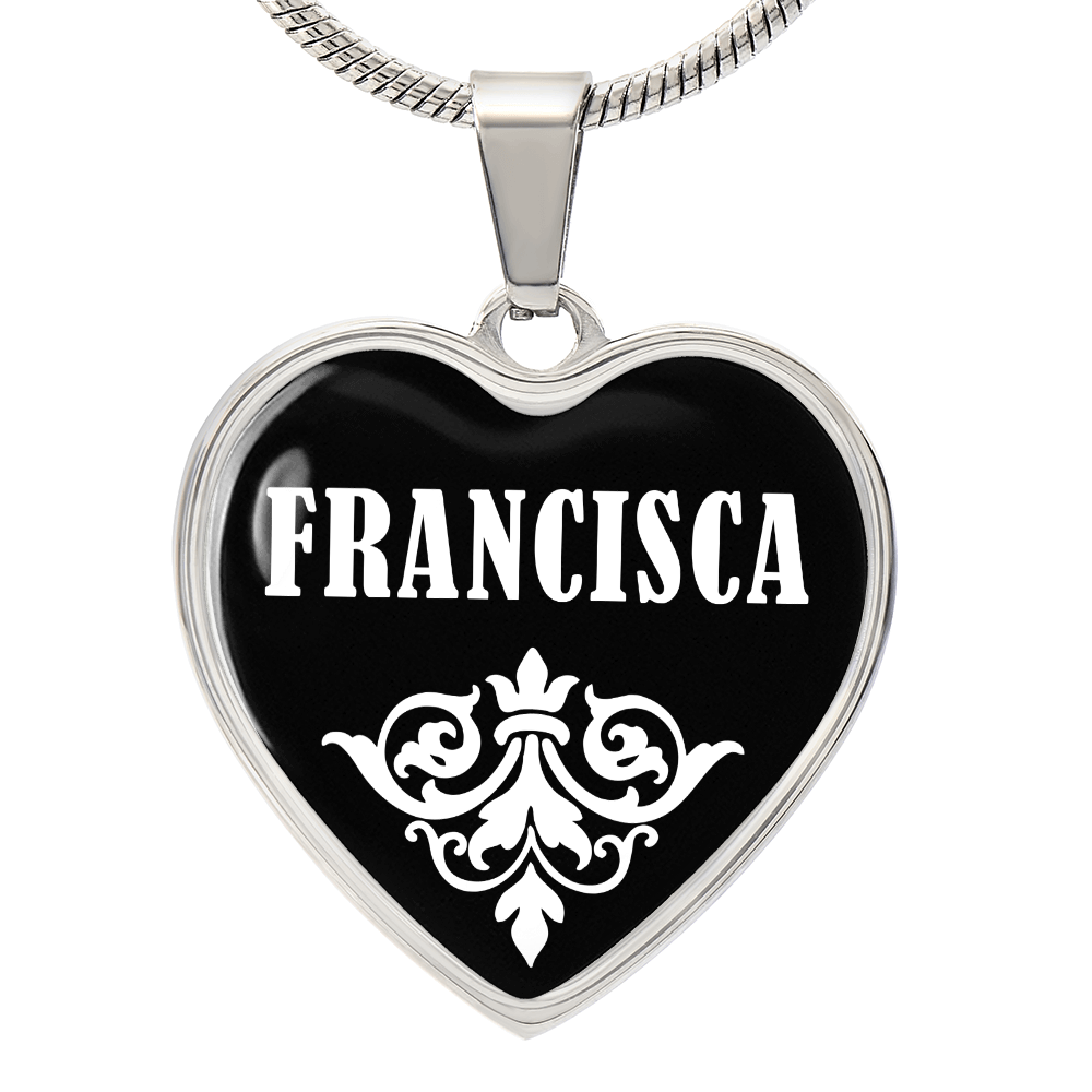 Francisca v03 - Heart Pendant Luxury Necklace