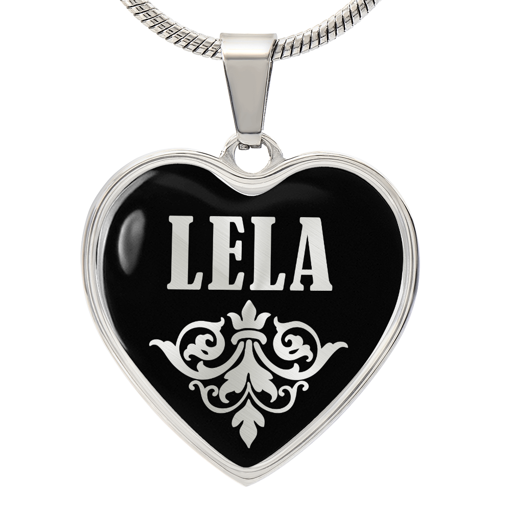 Lela v02 - Heart Pendant Luxury Necklace