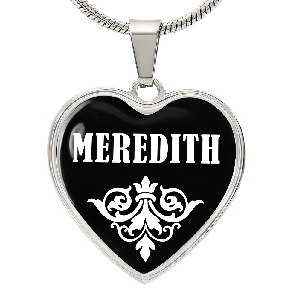 Meredith v03 - Heart Pendant Luxury Necklace