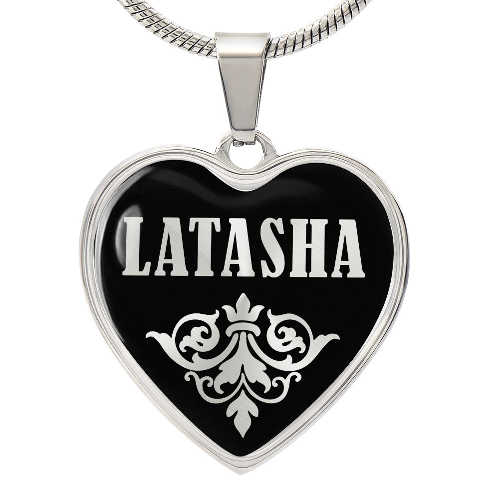 Latasha v02 - Heart Pendant Luxury Necklace