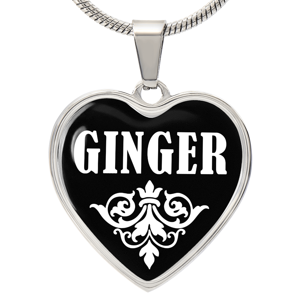 Ginger v03 - Heart Pendant Luxury Necklace