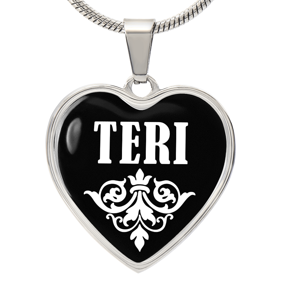 Teri v03 - Heart Pendant Luxury Necklace