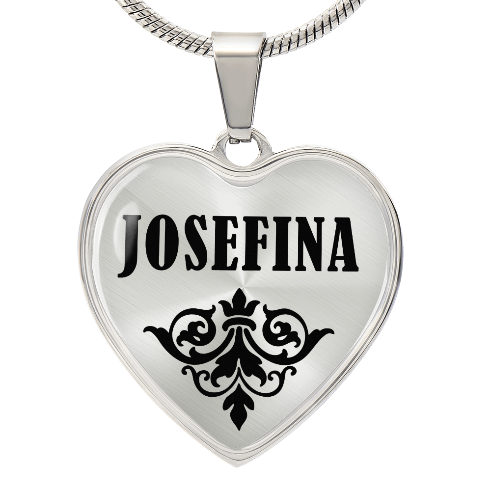 Josefina v01 - Heart Pendant Luxury Necklace