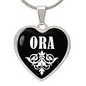 Ora v03 - Heart Pendant Luxury Necklace