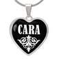 Cara v03 - Heart Pendant Luxury Necklace