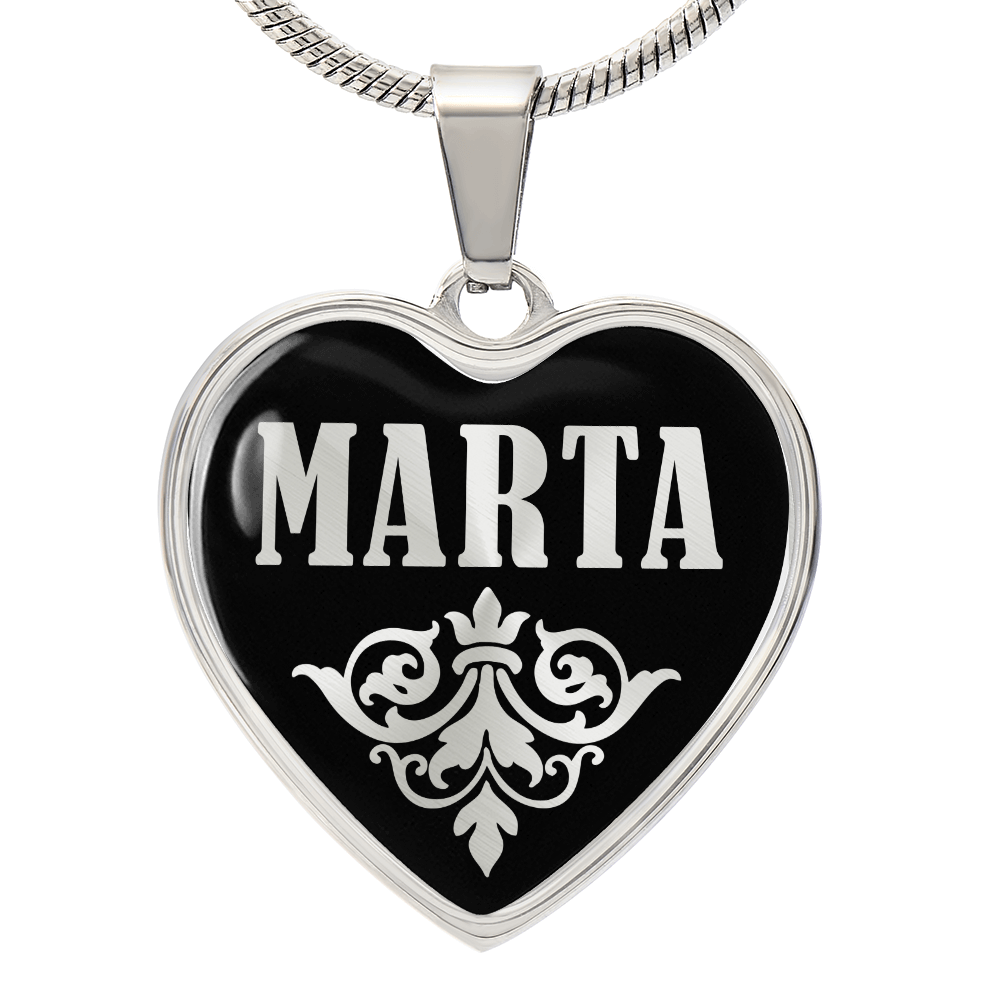 Marta v02 - Heart Pendant Luxury Necklace