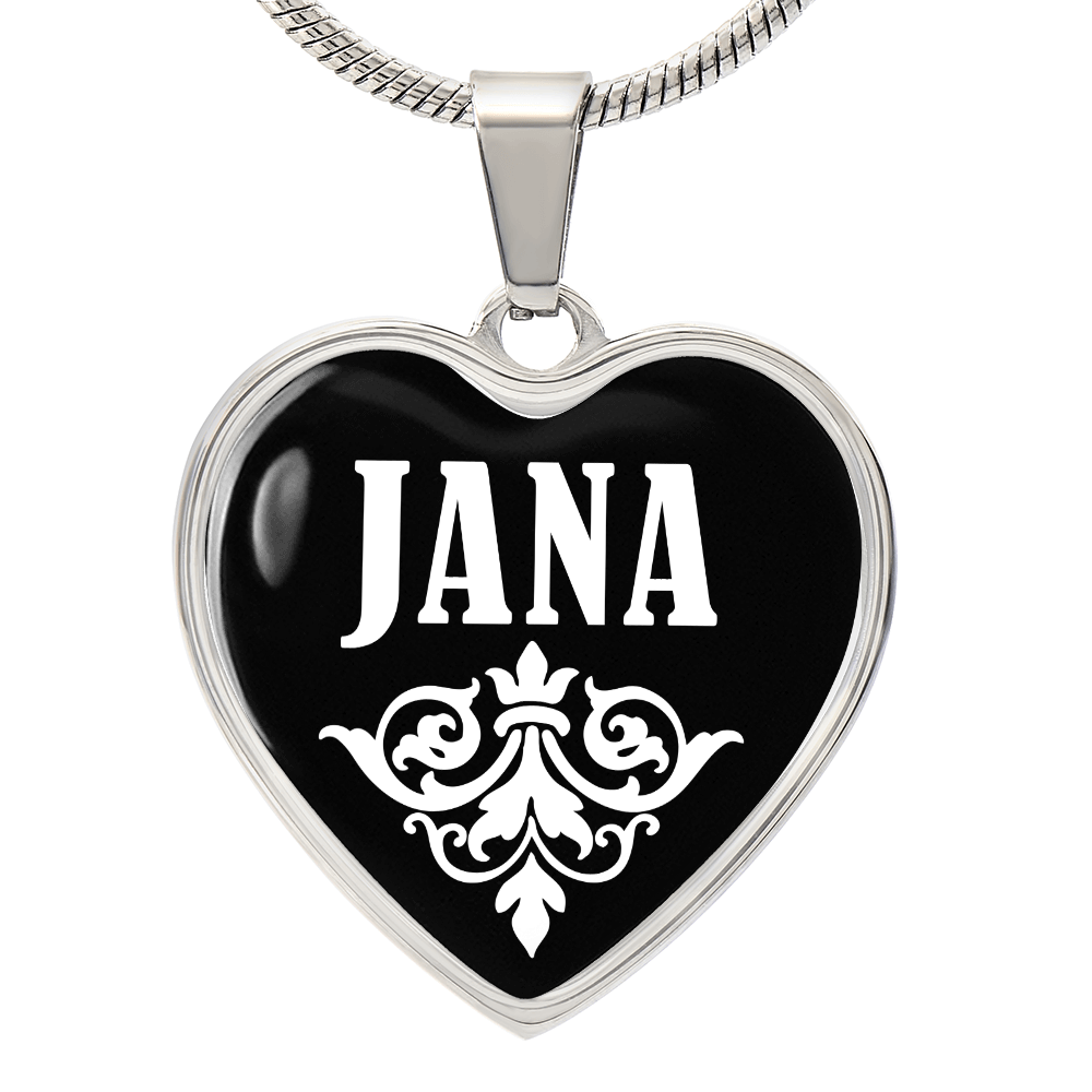 Jana v03 - Heart Pendant Luxury Necklace