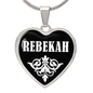 Rebekah v03 - Heart Pendant Luxury Necklace