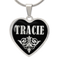Tracie v02 - Heart Pendant Luxury Necklace