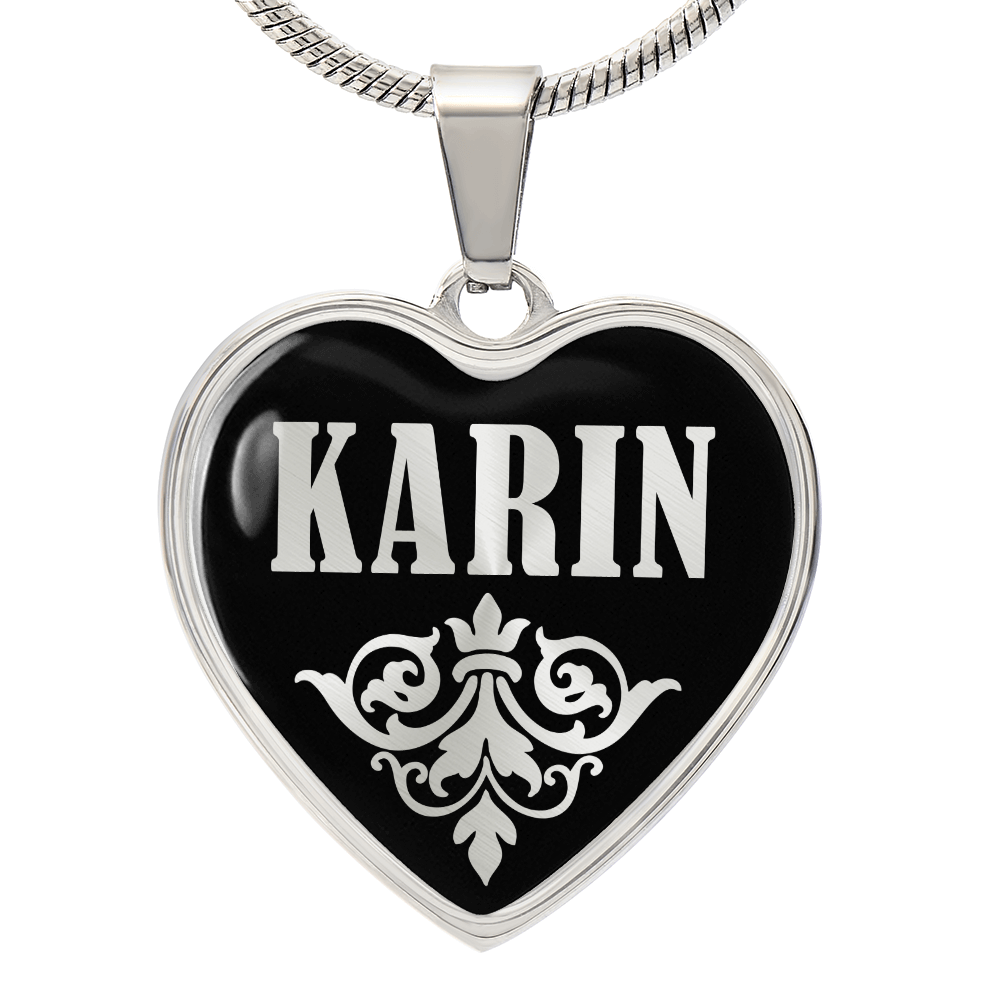 Karin v02 - Heart Pendant Luxury Necklace