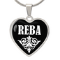 Reba v03 - Heart Pendant Luxury Necklace