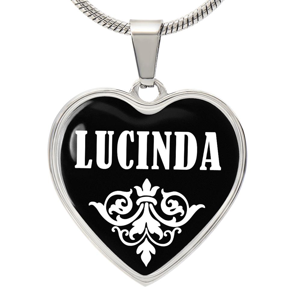 Lucinda v03 - Heart Pendant Luxury Necklace