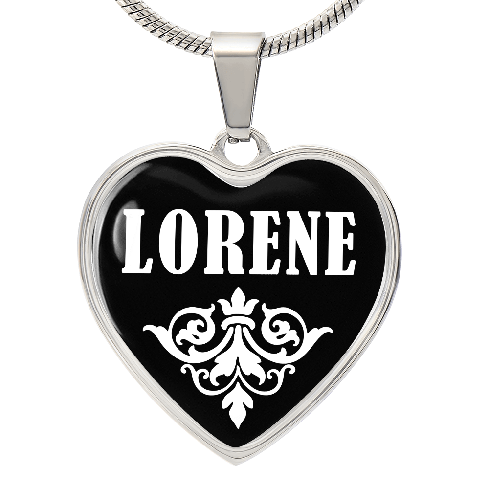 Lorene v03 - Heart Pendant Luxury Necklace