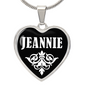 Jeannie v03 - Heart Pendant Luxury Necklace