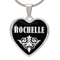 Rochelle v03 - Heart Pendant Luxury Necklace