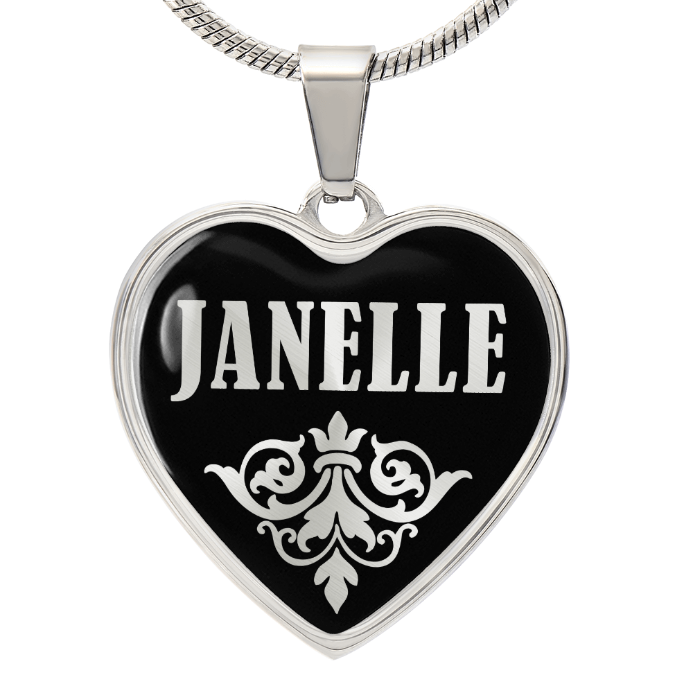 Janelle v02 - Heart Pendant Luxury Necklace