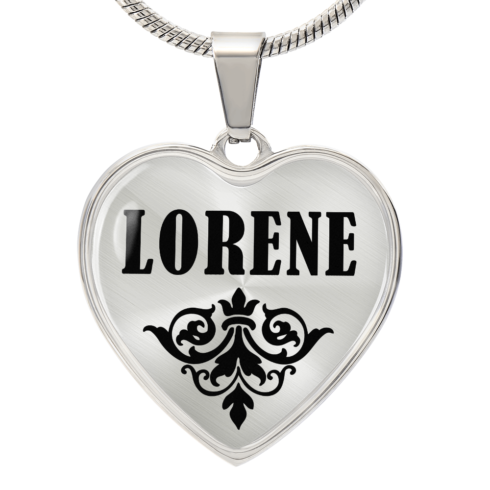 Lorene v01 - Heart Pendant Luxury Necklace