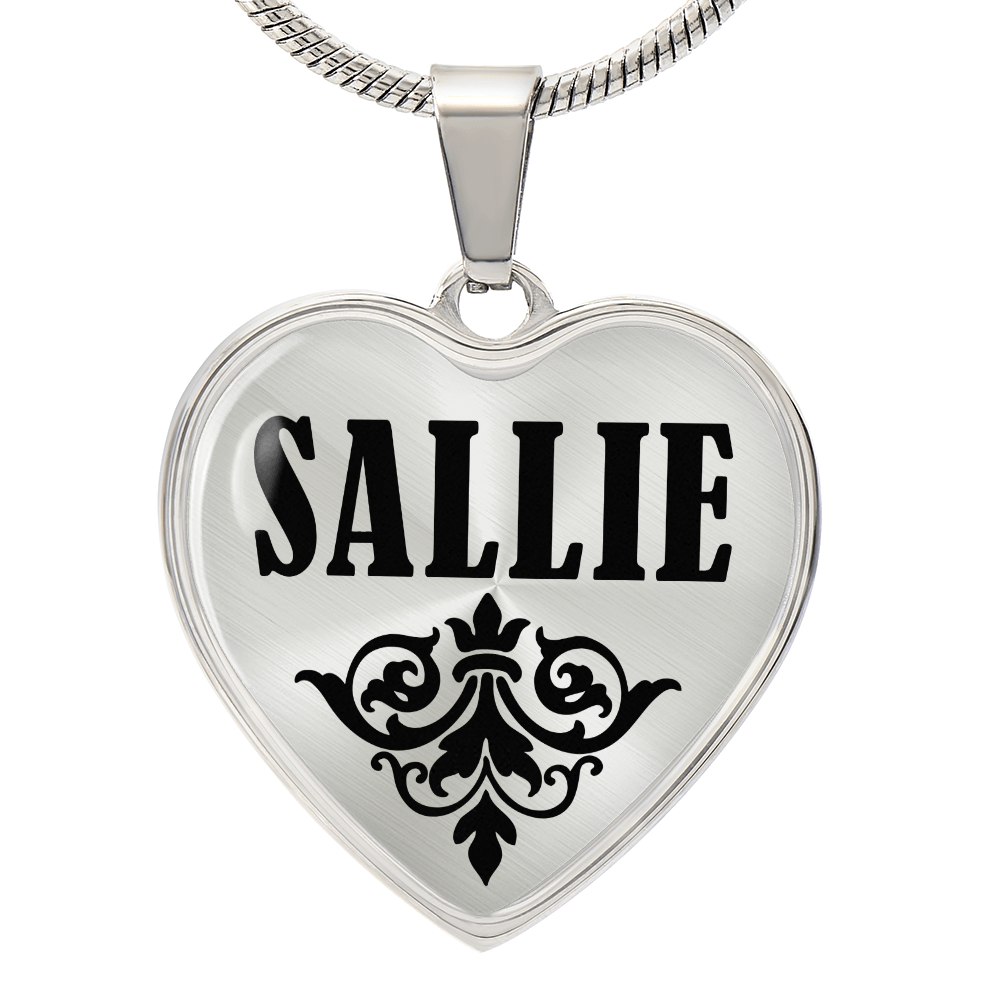 Sallie v01 - Heart Pendant Luxury Necklace