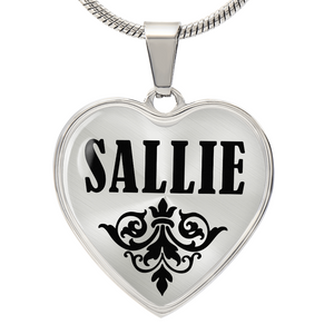 Sallie v01 - Heart Pendant Luxury Necklace