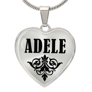 Adele v01 - Heart Pendant Luxury Necklace