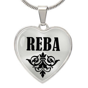 Reba v01 - Heart Pendant Luxury Necklace