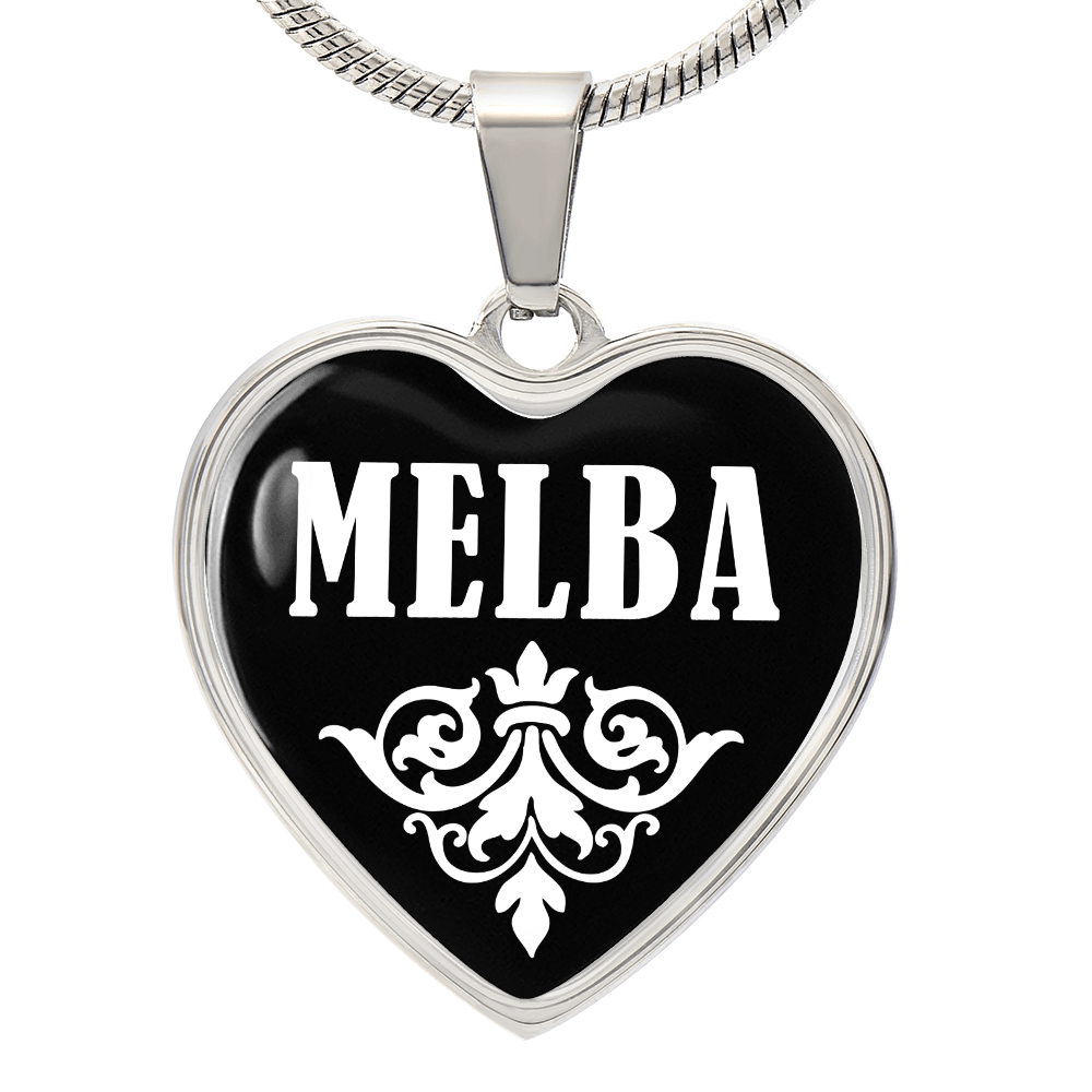 Melba v03 - Heart Pendant Luxury Necklace