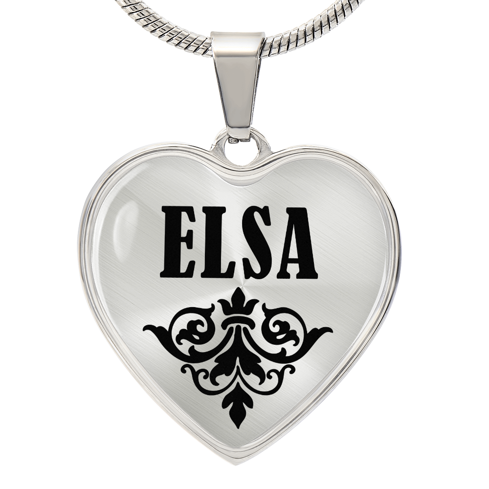 Elsa v01 - Heart Pendant Luxury Necklace