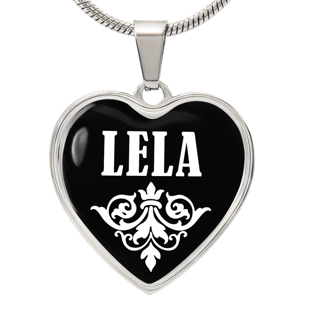 Lela v03 - Heart Pendant Luxury Necklace