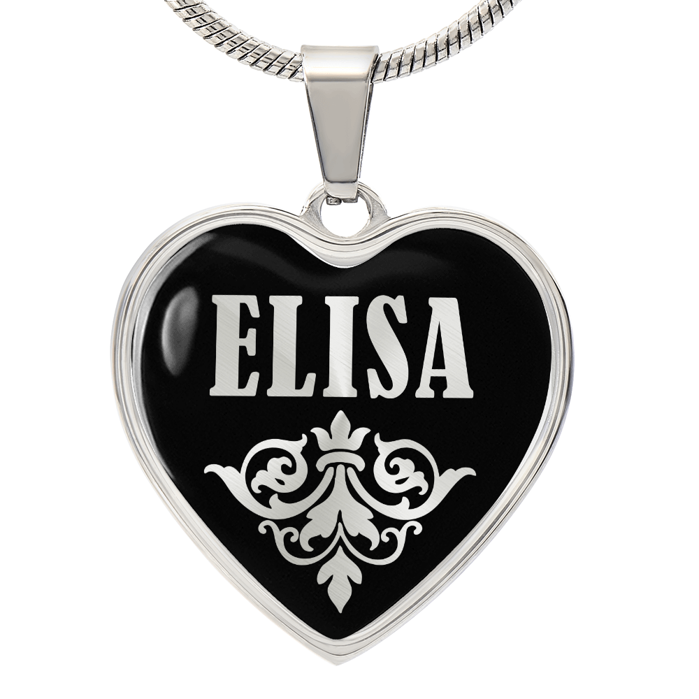 Elisa v02 - Heart Pendant Luxury Necklace
