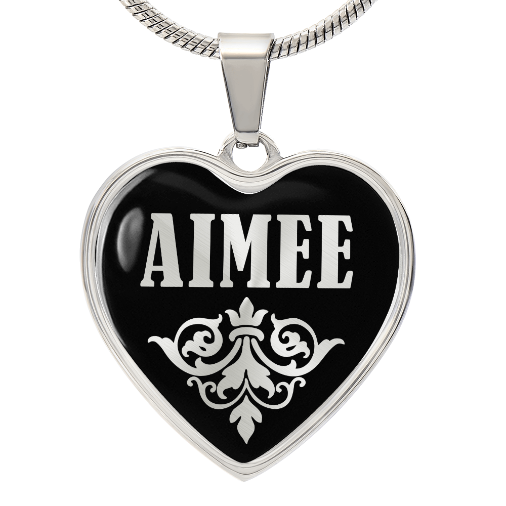 Aimee v02 - Heart Pendant Luxury Necklace