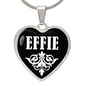 Effie v03 - Heart Pendant Luxury Necklace