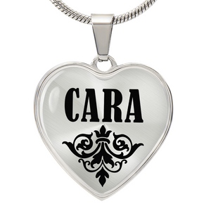 Cara v01 - Heart Pendant Luxury Necklace