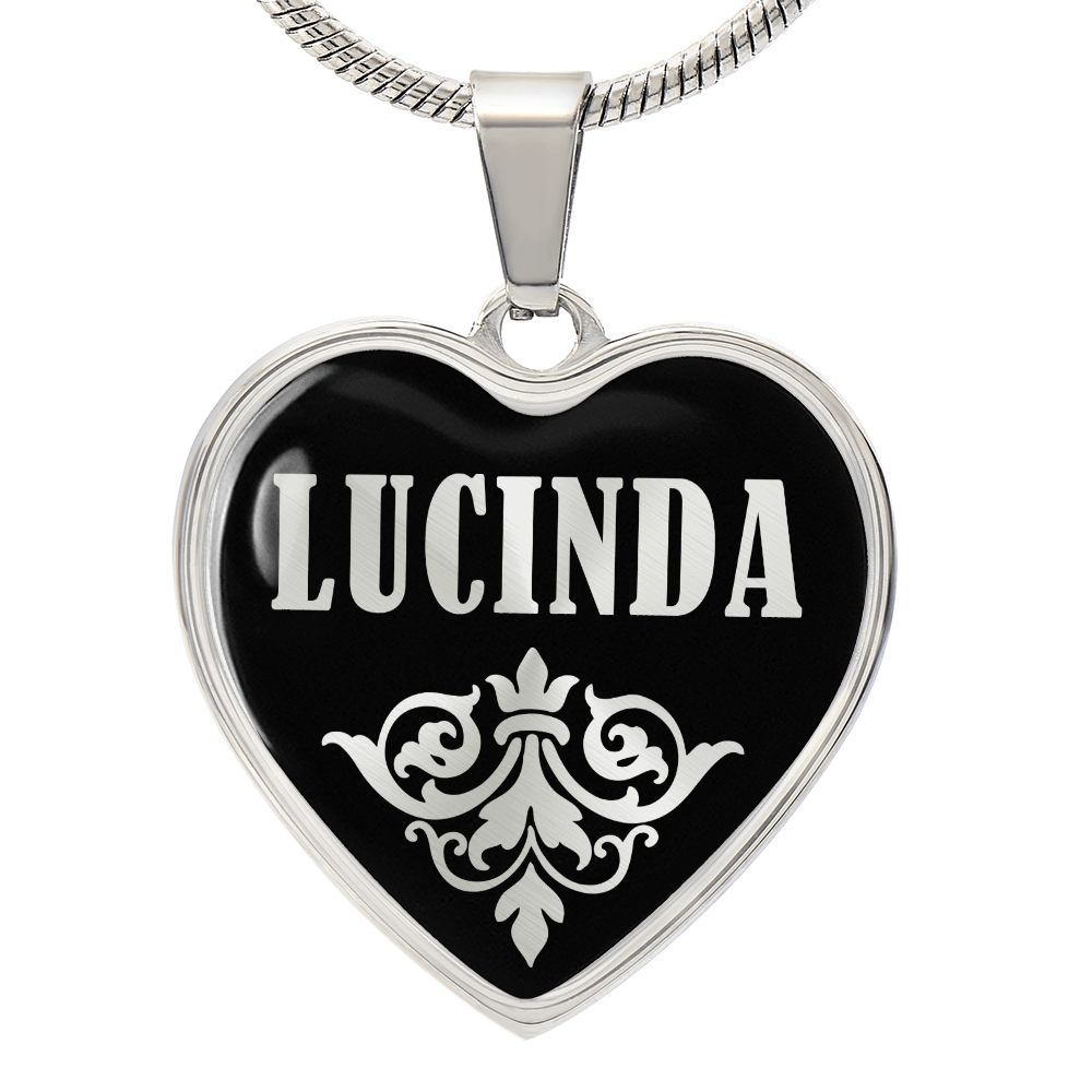 Lucinda v02 - Heart Pendant Luxury Necklace
