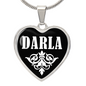 Darla v03 - Heart Pendant Luxury Necklace