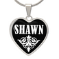 Shawn v03 - Heart Pendant Luxury Necklace