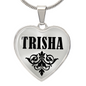 Trisha v01 - Heart Pendant Luxury Necklace
