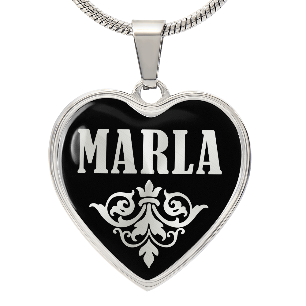 Marla v02 - Heart Pendant Luxury Necklace