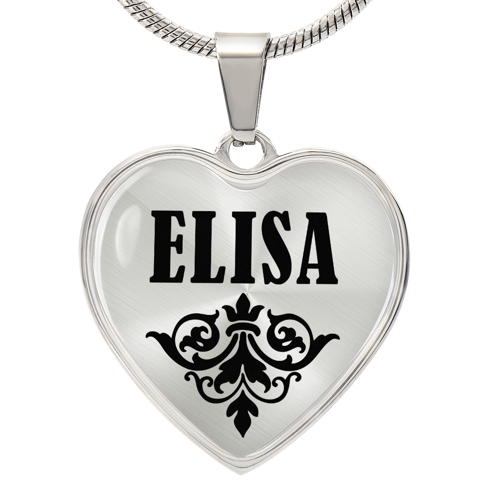 Elisa v01 - Heart Pendant Luxury Necklace