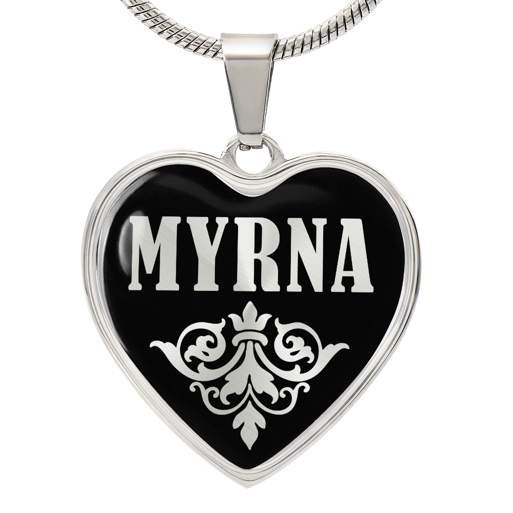 Myrna v02 - Heart Pendant Luxury Necklace