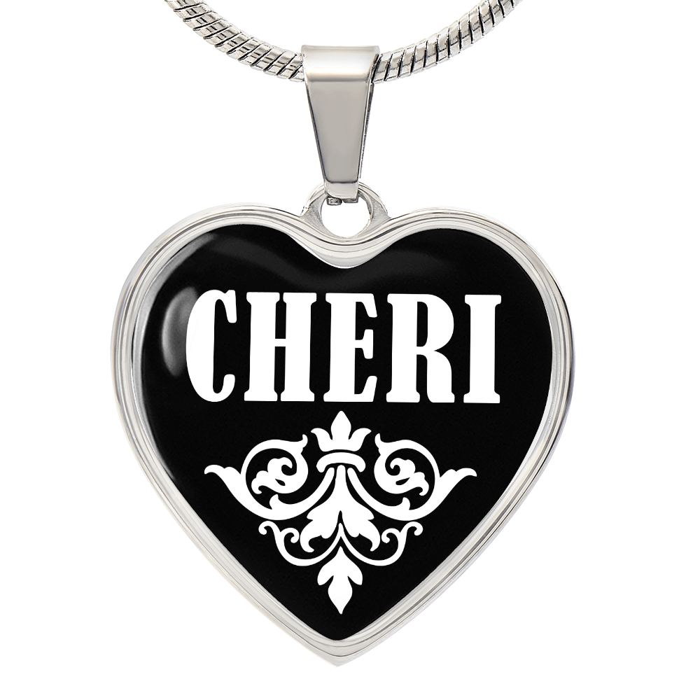 Cheri v03 - Heart Pendant Luxury Necklace