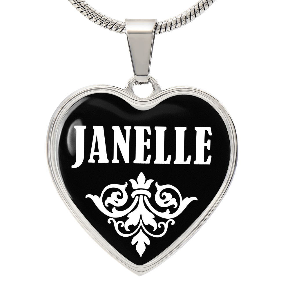 Janelle v03 - Heart Pendant Luxury Necklace