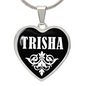 Trisha v03 - Heart Pendant Luxury Necklace