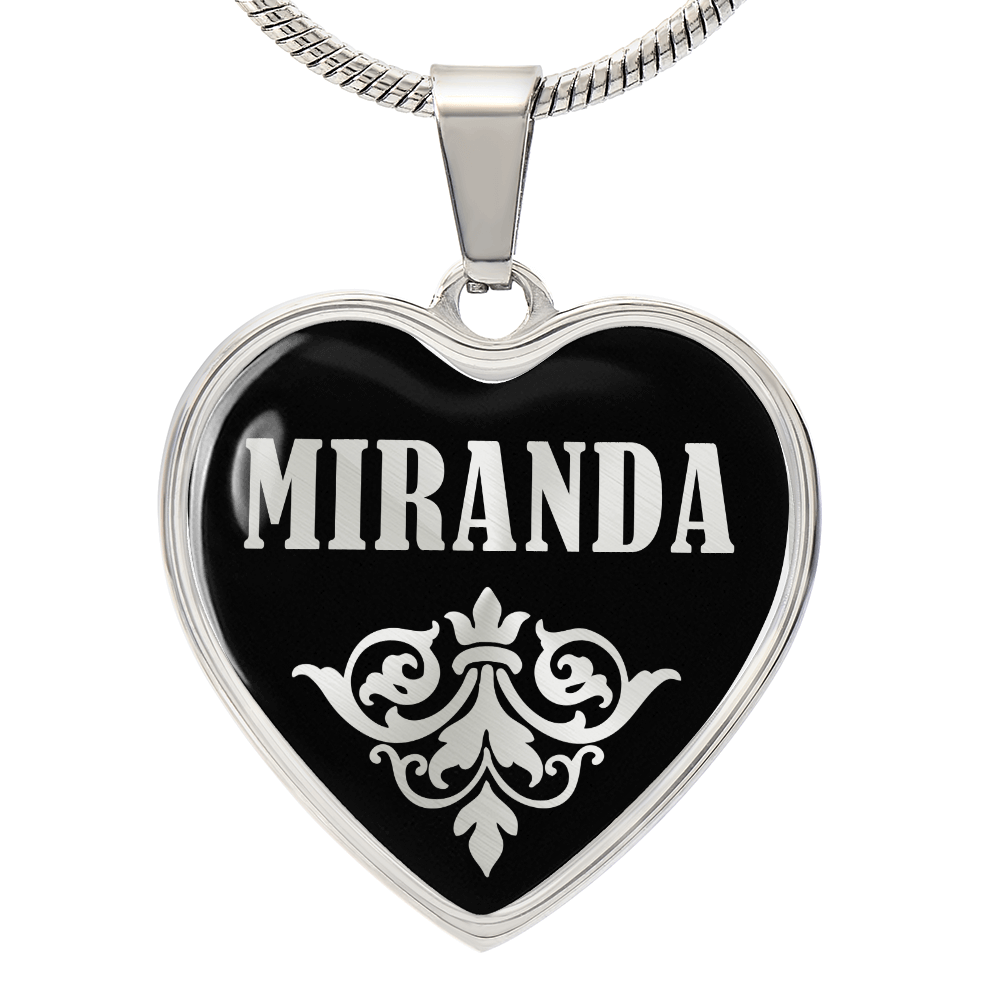 Miranda v02 - Heart Pendant Luxury Necklace