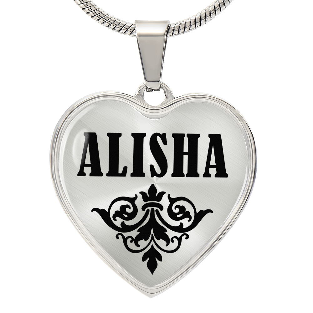 Alisha v01 - Heart Pendant Luxury Necklace