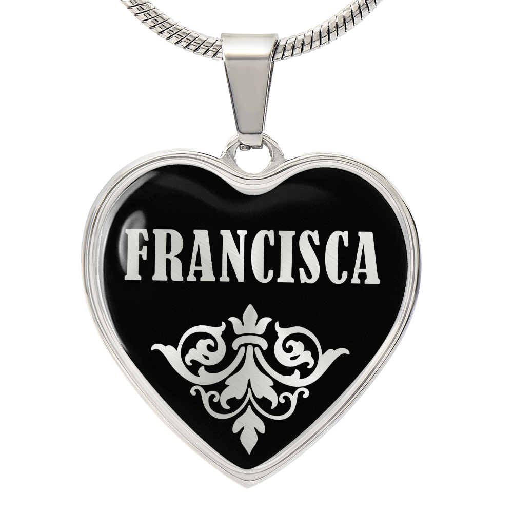 Francisca v02 - Heart Pendant Luxury Necklace