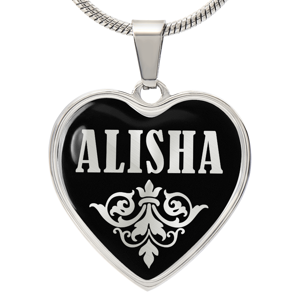 Alisha v02 - Heart Pendant Luxury Necklace
